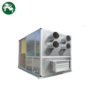 AHU à bobine DX modulaire refroidie à l'air à haut rendement avec ventilateur arrière