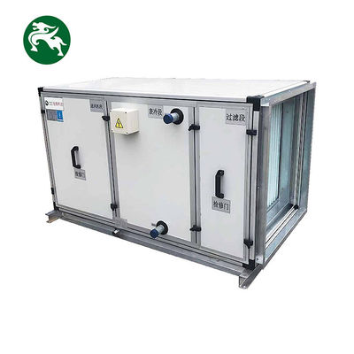 Unité de traitement de l'air refroidie avec eau fraîche AHU 1000-3000CMH Conception personnalisée pour les hôtels