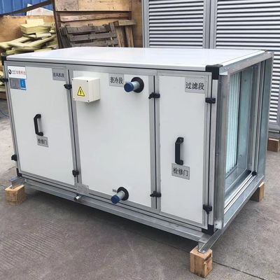 Unité de traitement de l'air refroidie avec eau fraîche AHU 1000-3000CMH Conception personnalisée pour les hôtels