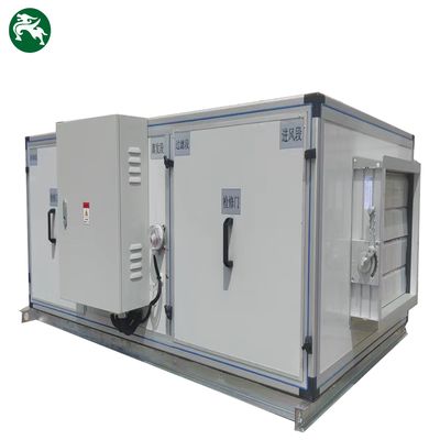 Unité de traitement de l'air à expansion directe modulaire à refroidissement par air combinée avec tuyau de chauffage