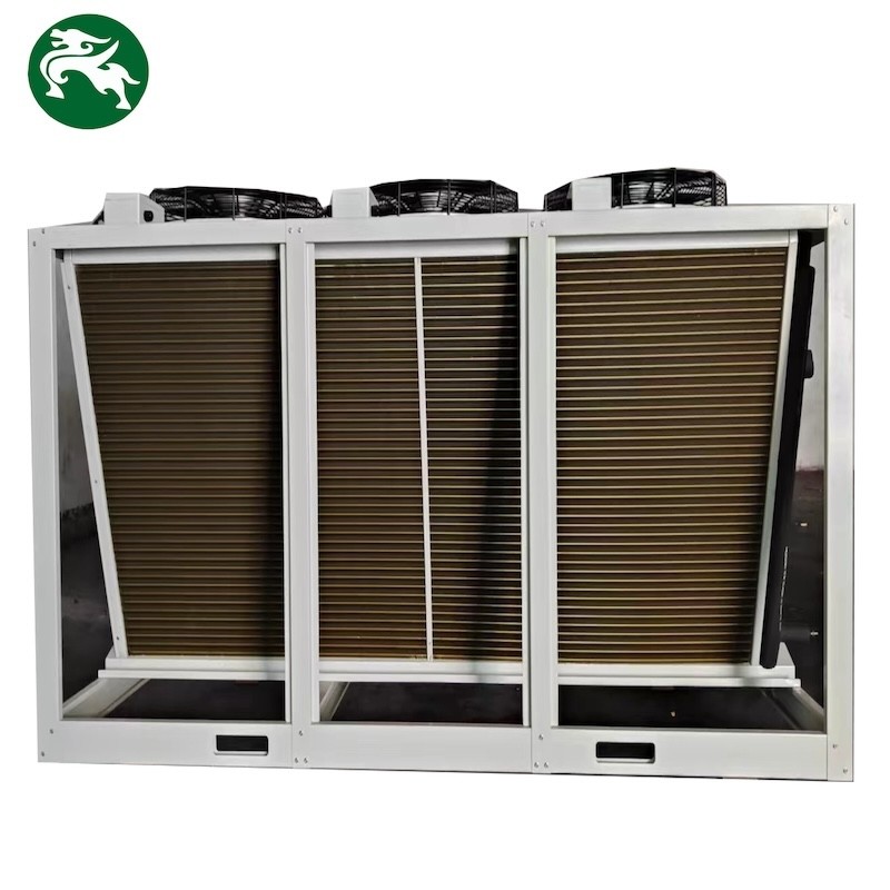 Cooler à sec à tubes de cuivre de conception personnalisée pour moteur Genset Cooler à air