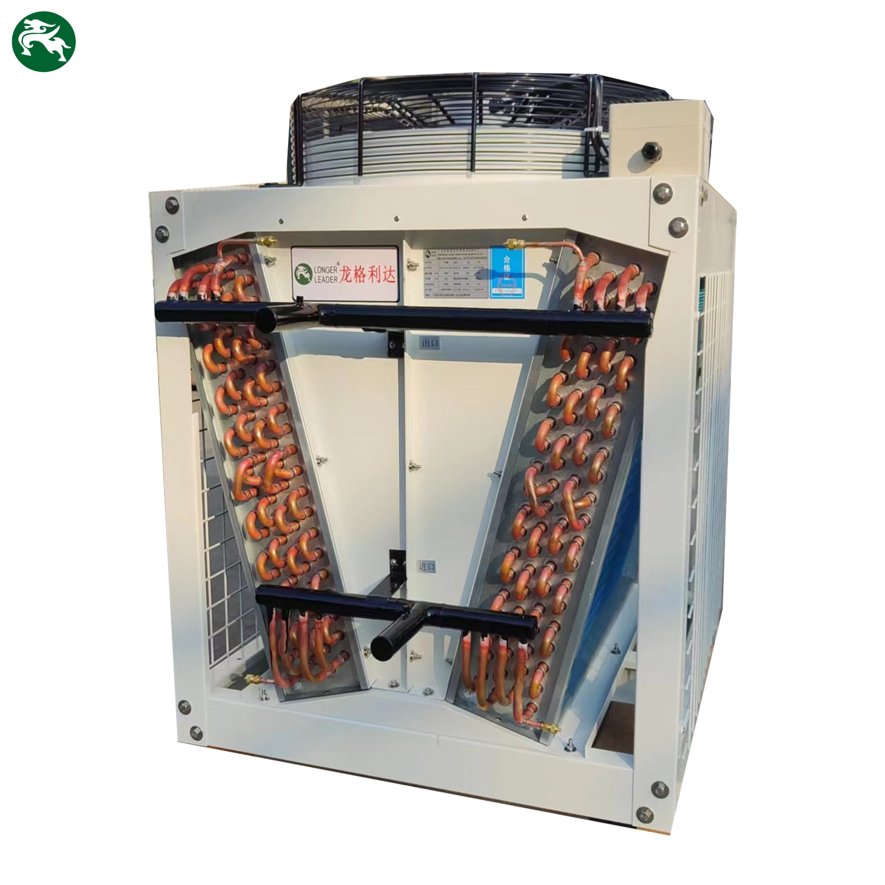 Refroidisseur d'air sec en tubes de cuivre en aluminium pour le refroidissement par immersion des centres de données