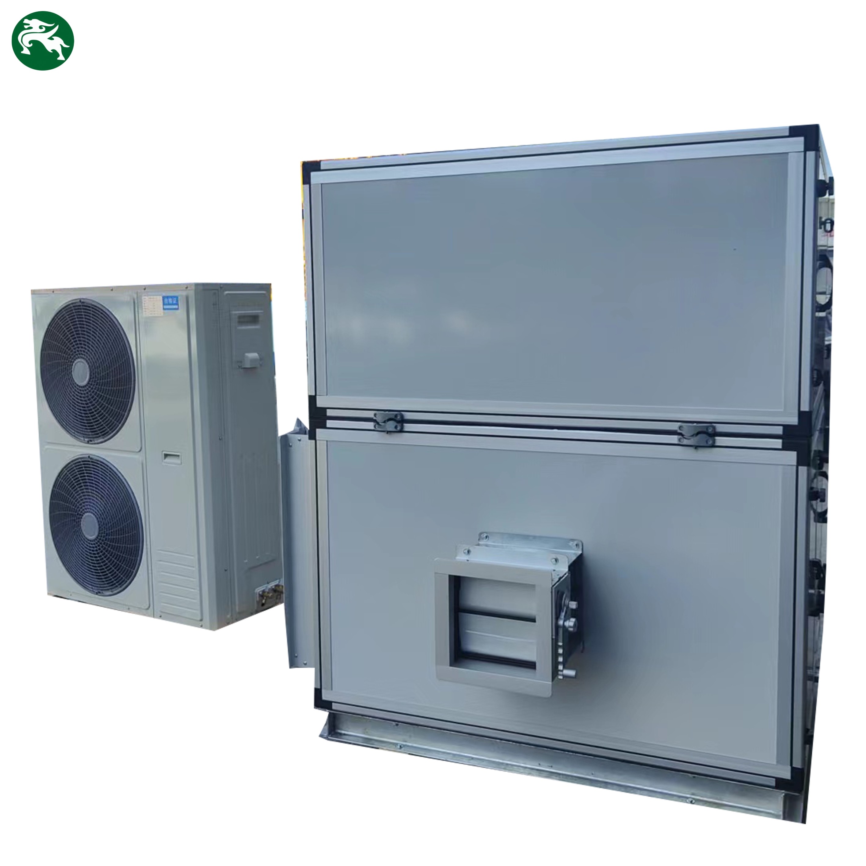 Système de traitement d'air AHU modulaire à bobine verticale DX pour le refroidissement dans les usines chimiques