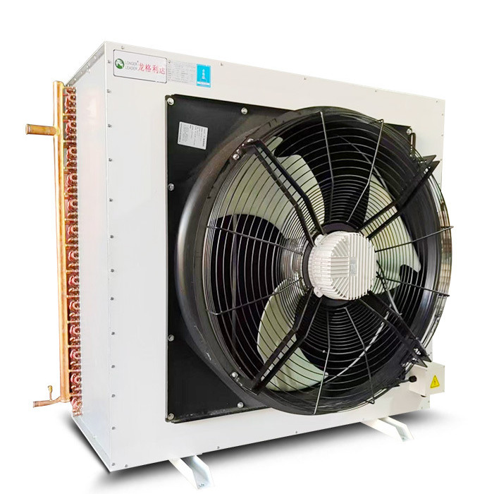 Système de refroidissement à sec de la pompe à fluor condensateur à dissipation de chaleur par soufflage latéral de 20 kW